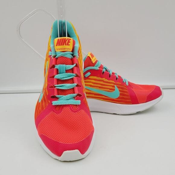 Nike Other - Nike Downshifter 8 Sneaker, Pink/Orange/Teal, Size 5Y
